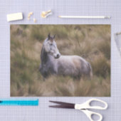 美しい灰色の馬 薄葉紙 (クラフト)