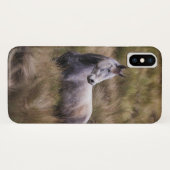 美しい灰色の馬 Case-Mate iPhoneケース (裏面(横))