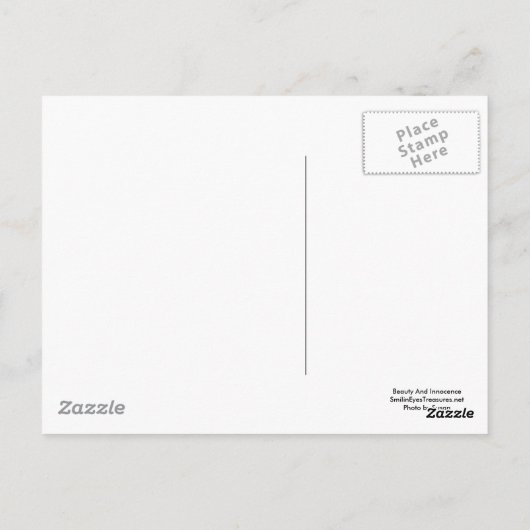 美しい無実ダルマチアンおよびバラはがき ポストカード (裏面)