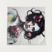 美しい無秩序な女性 タペストリー (正面(横))