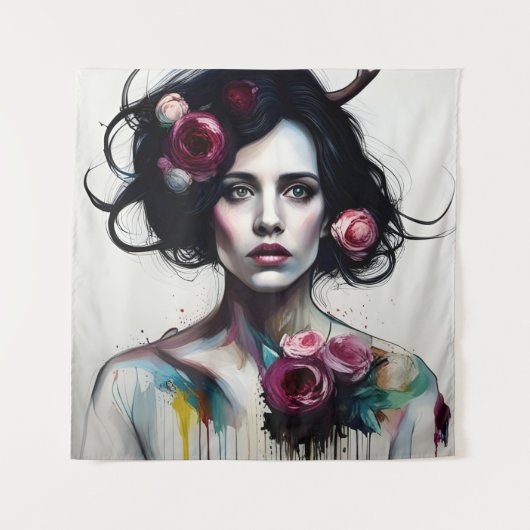 美しい無秩序な女性 タペストリー (正面)