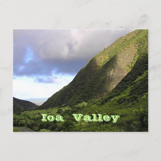 「美しい照明IOA VALLEY, MAUI」 ポストカード (正面)