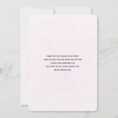 美しい熱帯の目的地ビーチありがとう サンキューカード (裏面)