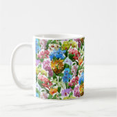 美しい熱帯の花 - ラン コーヒーマグカップ (左)
