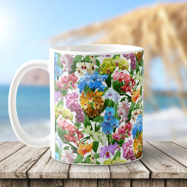 美しい熱帯の花 - ラン コーヒーマグカップ