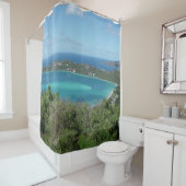 美しい熱帯カリブのビーチパラダイス写真 シャワーカーテン (インサイチュ)