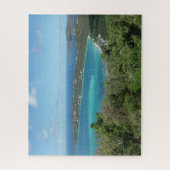 美しい熱帯カリブのビーチパラダイス写真 ジグソーパズル (縦)