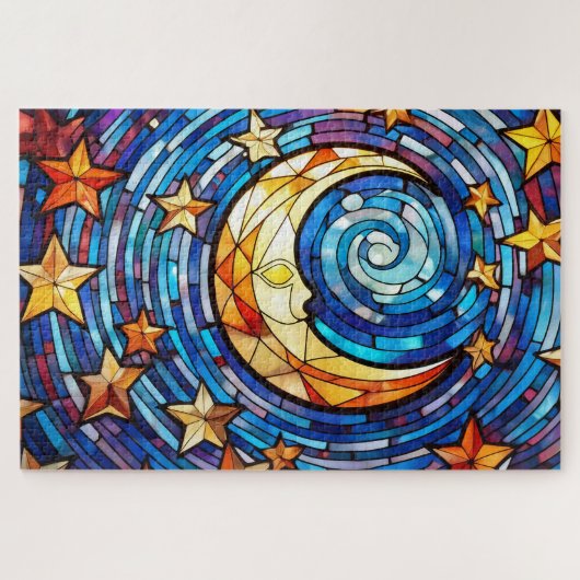 美しい熱帯ステンドグラスアートパズル ジグソーパズル (横)