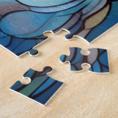 美しい熱帯ステンドグラスアートパズル ジグソーパズル (側面)