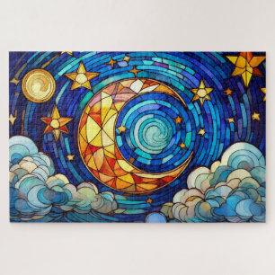 美しい熱帯ステンドグラスアートパズル ジグソーパズル