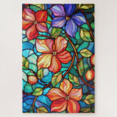 美しい熱帯ステンドグラスアートパズル ジグソーパズル (縦)