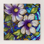 美しい熱帯ステンドグラスアートパズル ジグソーパズル (横)