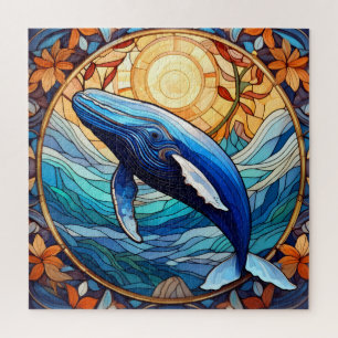 美しい熱帯ステンドグラスアートパズル ジグソーパズル