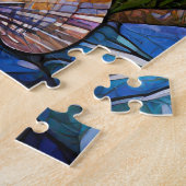 美しい熱帯ステンドグラスアートパズル ジグソーパズル (側面)