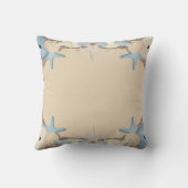 美しい熱帯テーマのビーチの貝 クッション (裏面)