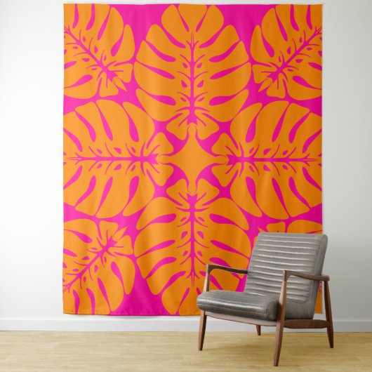 美しい熱帯ハワイアンのキルトブロックタペストリー タペストリー (インサイチュ)