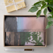 美しい熱帯ハワイ諸島のビーチの日没 薄葉紙 (ギフト)