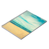 美しい熱帯ビーチと海の風景旅行 ノートブック (左側)