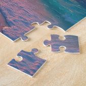 美しい熱帯ビーチの日の出 ジグソーパズル (側面)