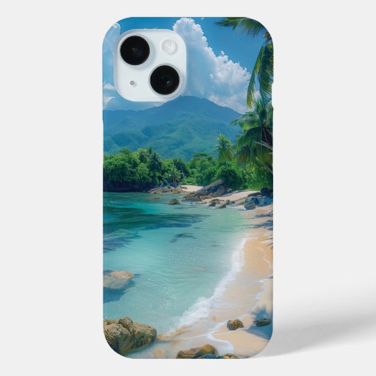 美しい熱帯ビーチ Case-Mate iPhoneケース (裏面)