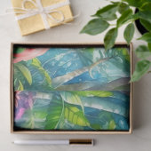 美しい熱帯ピンクのフラミンゴスデクページ 薄葉紙 (ギフト)