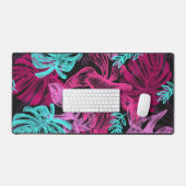 美しい熱帯フローラデザイン – デスクマット (キーボード&マウス)