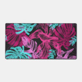 美しい熱帯フローラデザイン – デスクマット (正面)