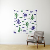 美しい熱帯ヤシの木の柄 タペストリー (インサイチュ(横))