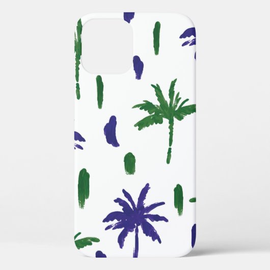 美しい熱帯ヤシの木の柄 Case-Mate iPhoneケース (裏面)