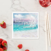 美しい熱帯海サンライズ紙ナプキンス スタンダードカクテルナプキン (インサイチュ)