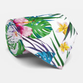 美しい熱帯絵を描フローラ水彩 ネクタイ (ロール)