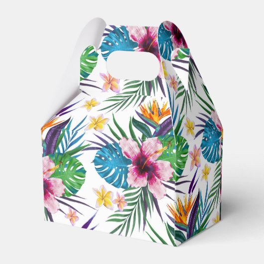 美しい熱帯絵を描フローラ水彩 フェイバーボックス (裏面サイド)