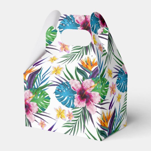 美しい熱帯絵を描フローラ水彩 フェイバーボックス (正面サイド)