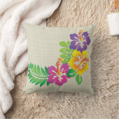 美しい熱帯花のクッション クッション (ブランケット)