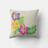 美しい熱帯花のクッション クッション (裏面)