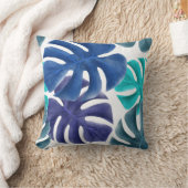 美しい熱帯葉の装飾用クッション クッション (ブランケット)