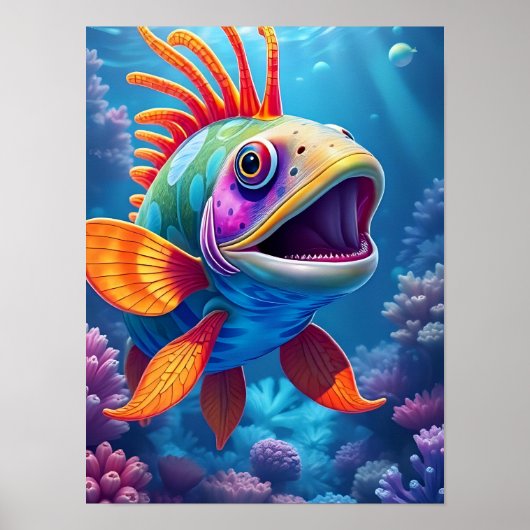 美しい熱帯魚 ポスター (正面)