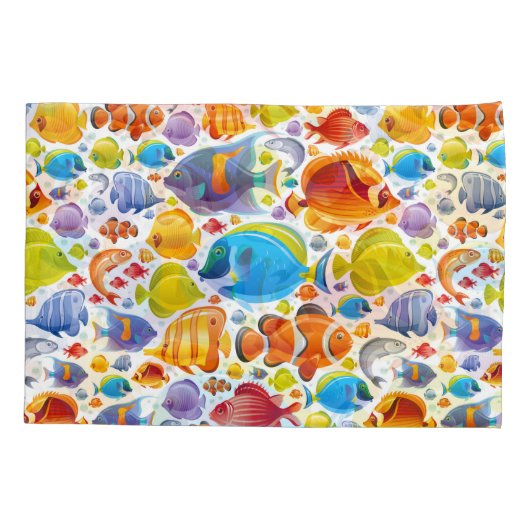 美しい熱帯魚 枕カバー (裏面)