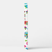 美しい熱帯鳥のパラダイスカラフルパターン Case-Mate iPhoneケース (裏面 / 右)