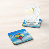 美しい熱気球 コースター (右側)