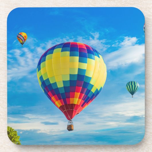 美しい熱気球 コースター (正面)