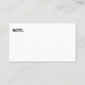 美しい爪、 ネイル名刺 名刺 (裏面)