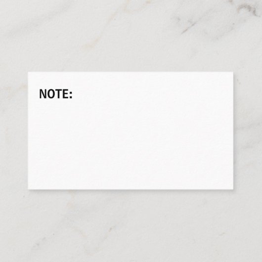 美しい爪、 ネイル名刺 名刺 (裏面)