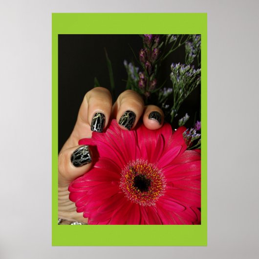 美しい爪、 ネイル ポスター (正面)