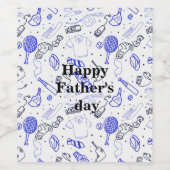 美しい父の日 ワインラベル (シングルラベル)