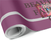 美しい父ギフト_手紙_PUPLER_BLACK_GRAY_ ラッピングペーパー (ロールコーナー)