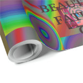 美しい父ギフト_手紙_RED_BLACK_GRAY_ ラッピングペーパー (ロールコーナー)