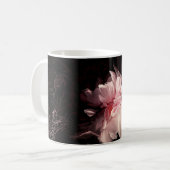 美しい牡丹の花 コーヒーマグカップ (正面左)