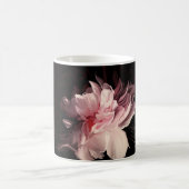 美しい牡丹の花 コーヒーマグカップ (中央)