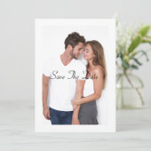 美しい牡丹のSave the Date ウェディングカード 招待状 (スタンド正面)